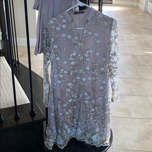 Bareeka Kurti with pants. Pakistani Dress